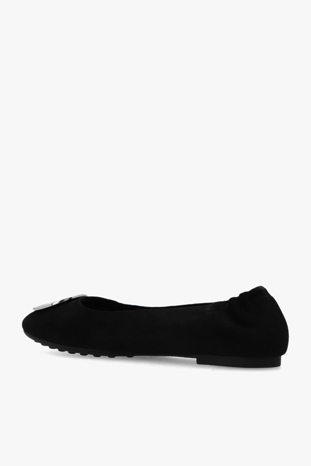 Tory burch best sale black suede flats